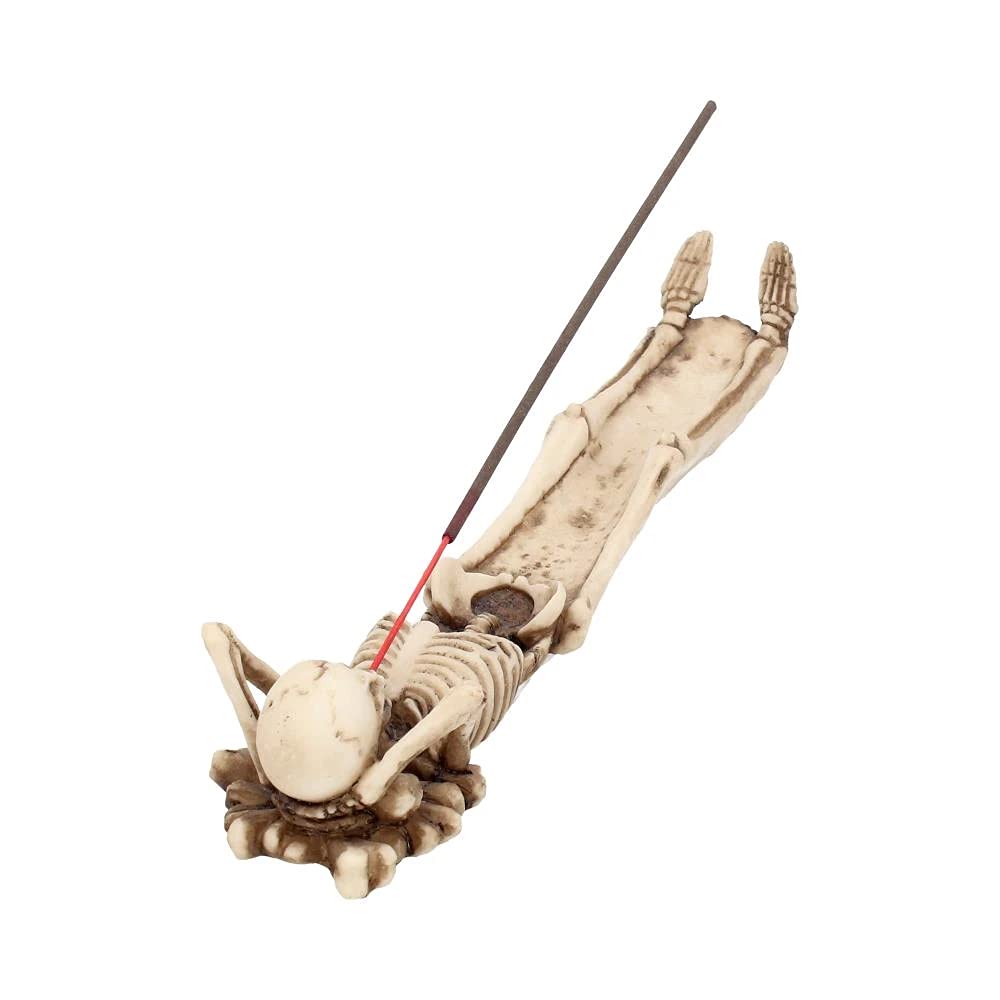 Take It Easy Skeleton Incense Holder 27cm