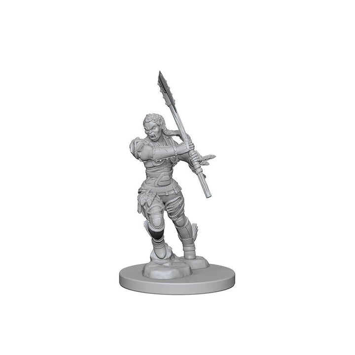 Pathfinder Battles Deep Cuts: Half-Orc Female Barbarian