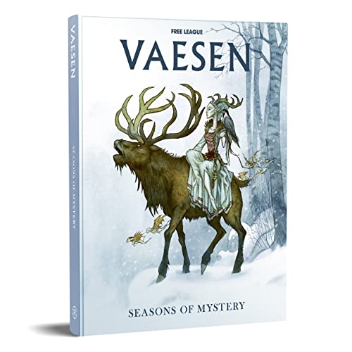 Free League Publishing Vaesen: Seasons of Mystery Roleplaying Game Hardcover Adventure Expansion, Nordic Horror Fantasy Adventure, Adults, Teens Ages 14+