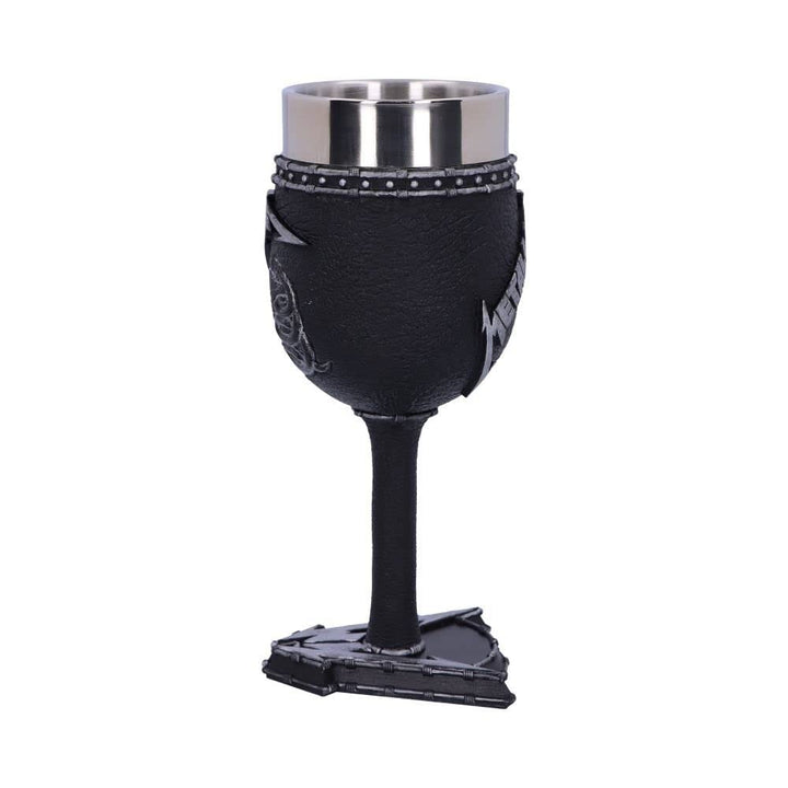 Metallica Black Album Goblet Wine Glass 18cm Officially Licensed