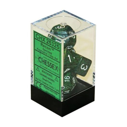 Chessex CHX25325 Dice - Speckled: 7Pc Recon 3