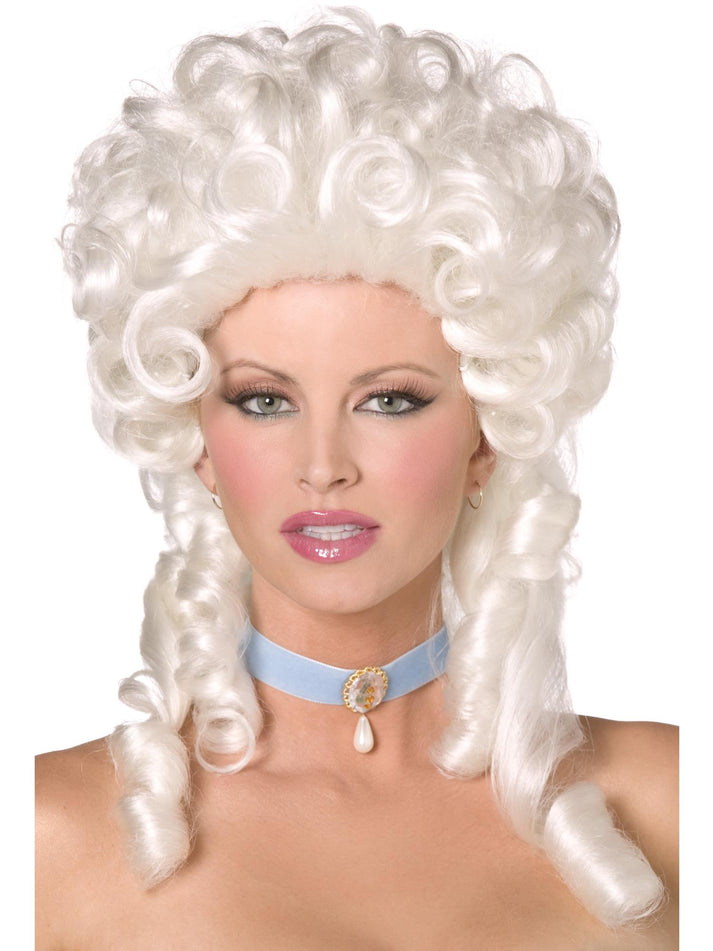 Baroque Adult White Marie Antoinette Wig Costume Accessory 1