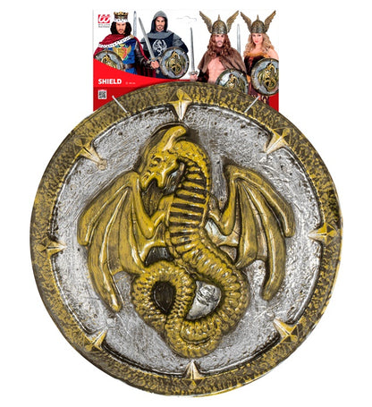 Dragon Shield With Handles 48 Cm  