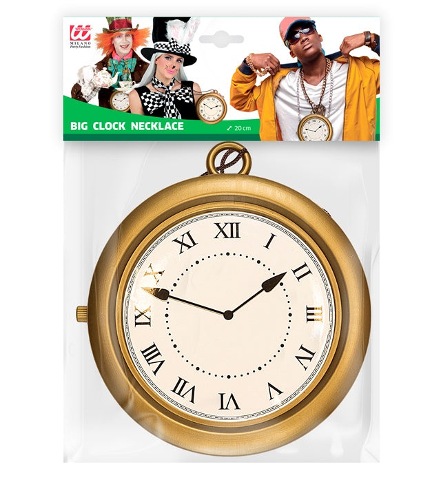 Big Clock Necklace 20 Cm  