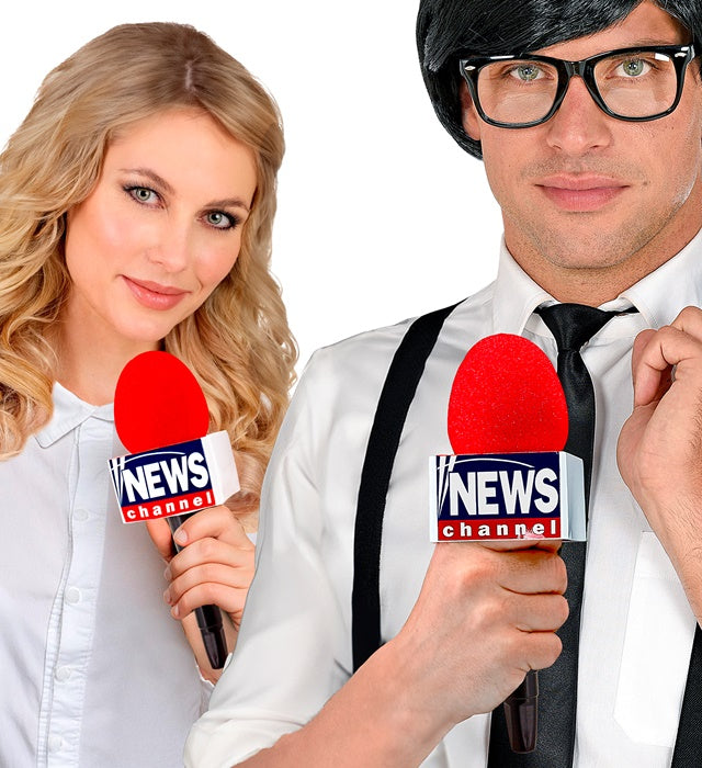 Breaking News Microphone 25 Cm   