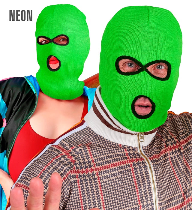 Neon Green Balaclava Mask