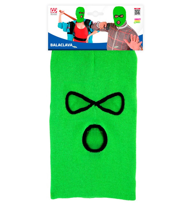 Neon Green Balaclava Mask