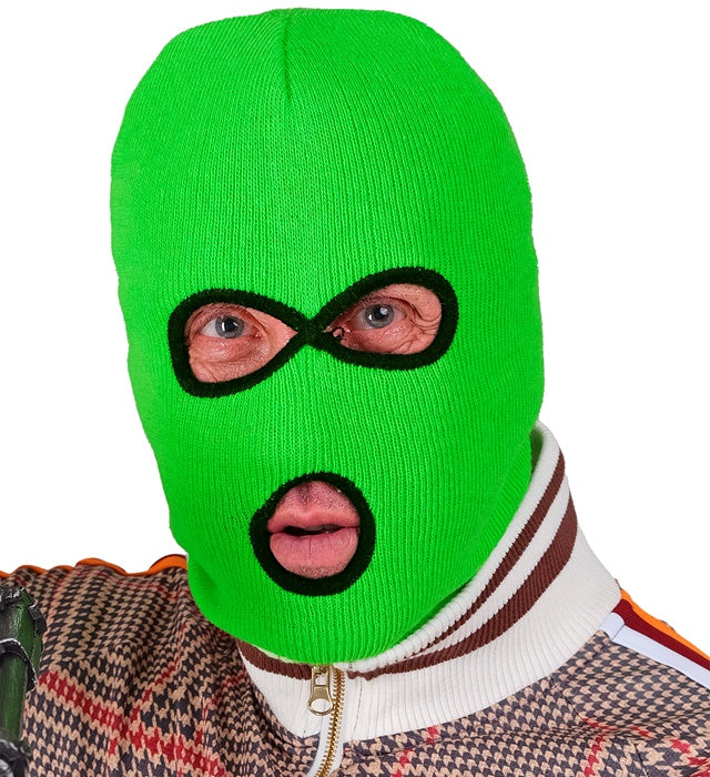 Neon Green Balaclava Mask