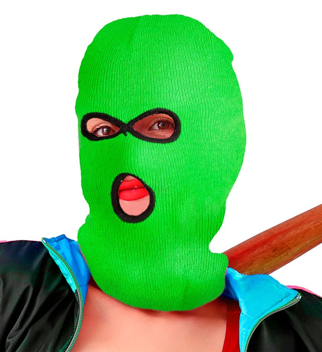 Neon Green Balaclava Mask