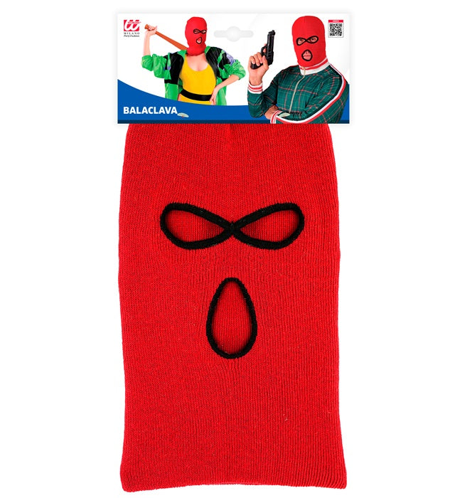 Red Balaclava Mask