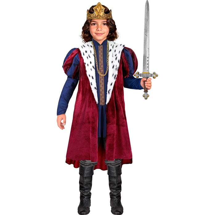 King  Jacket, Sleeveless Coat, Necklace, Crown 