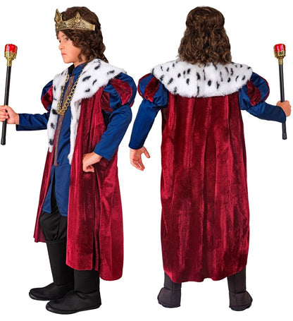 King  Jacket, Sleeveless Coat, Necklace, Crown 