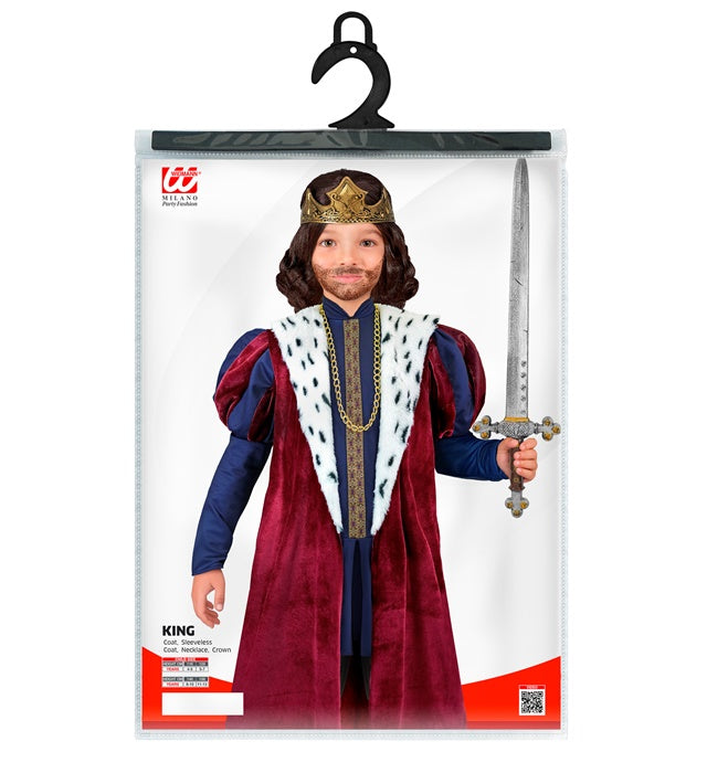 King  Jacket, Sleeveless Coat, Necklace, Crown 