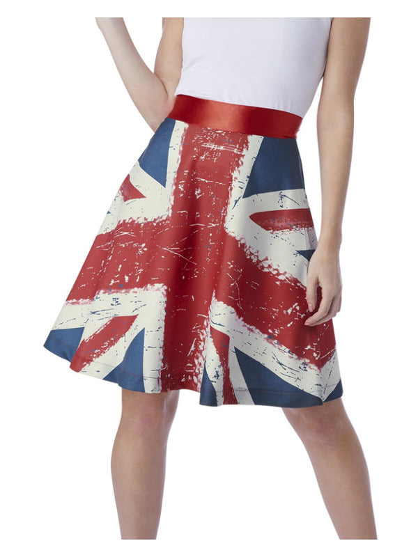 Union Jack Skirt Vintage Style Print for Women 1