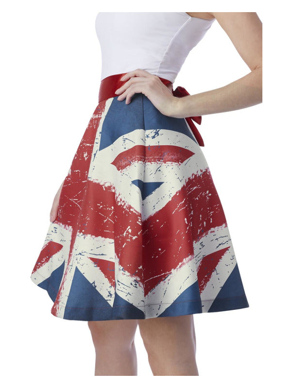 Union Jack Skirt Vintage Style Print for Women 2