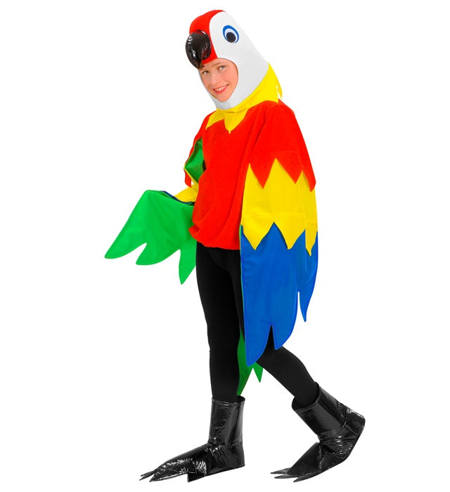 Parrot  Costume, Mask, Feet 