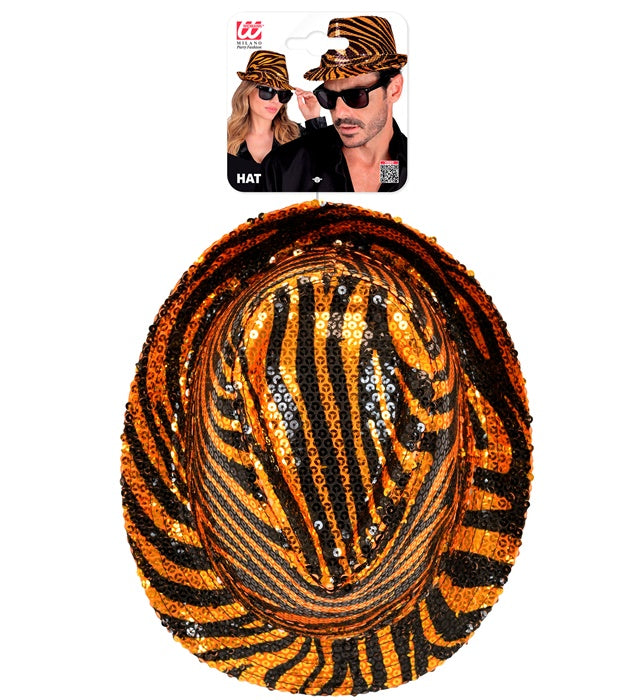 Animalier Tiger Sequin Fedora