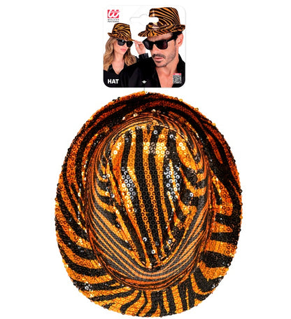 Animalier Tiger Sequin Fedora