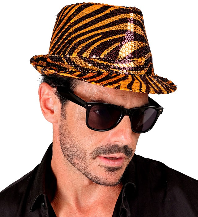 Animalier Tiger Sequin Fedora