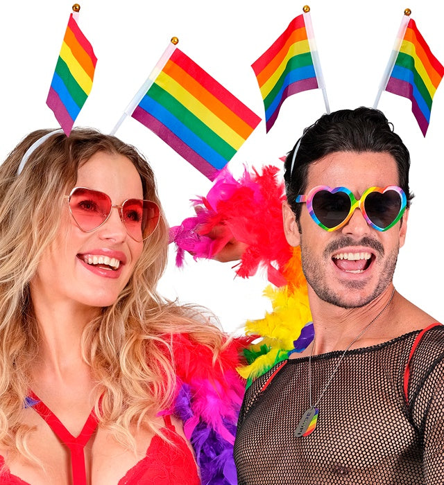 Rainbow Flags Head Bopper