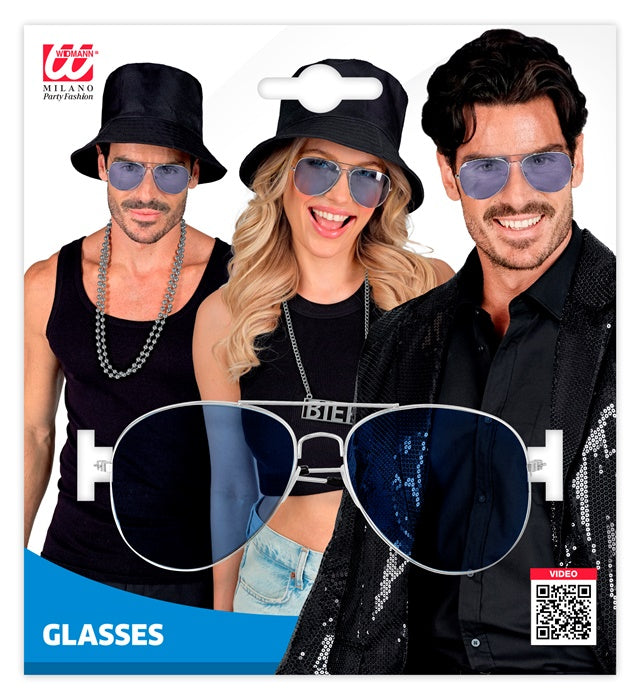 Blue Lenses Character Glasses
