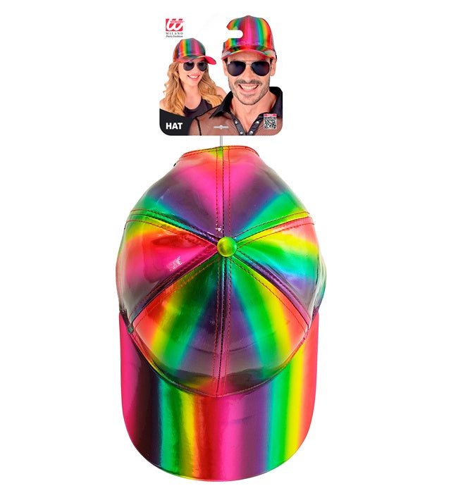 Rainbow Holographic Cap