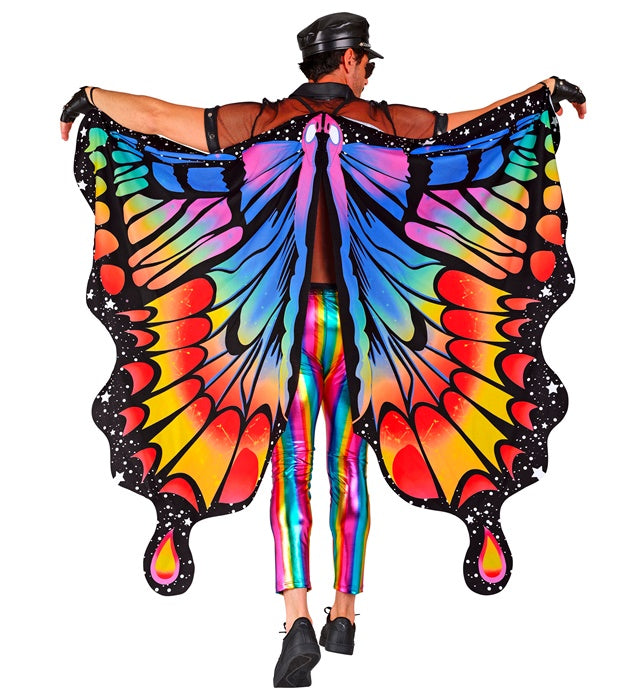 Rainbow Butterfly Wings 175 X 140 Cm 