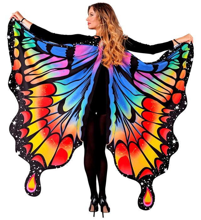 Rainbow Butterfly Wings 175 X 140 Cm 
