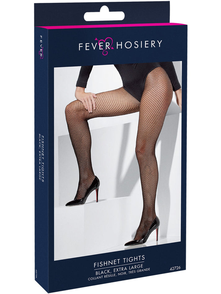 Extra Large Black Fishnet Tights Costume Accessory
