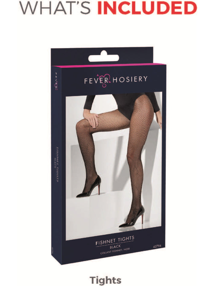 Fishnet Tights Adult Black Fantasy Costume Accessory 4