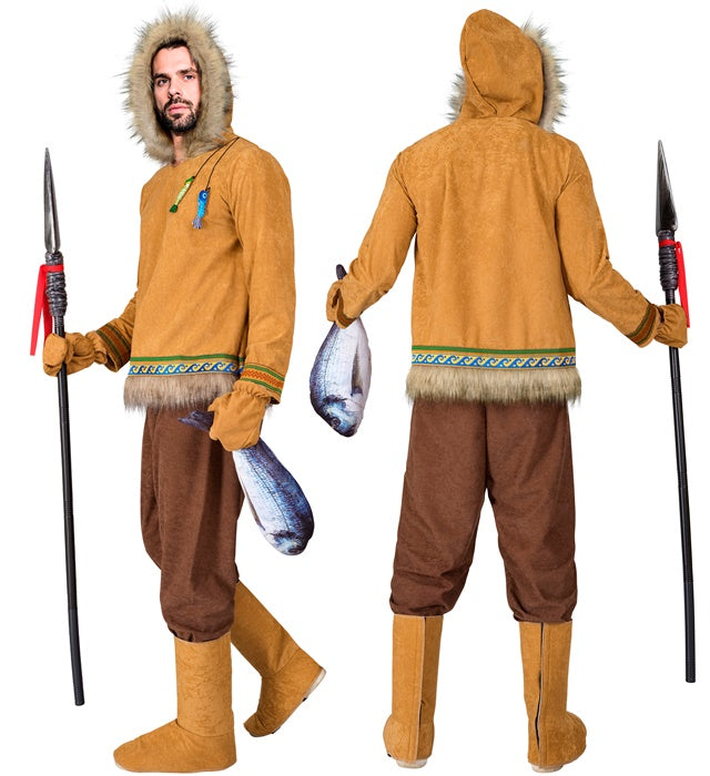 Eskimo  Hooded Coat, Pants, Gloves, Boot Covers 
