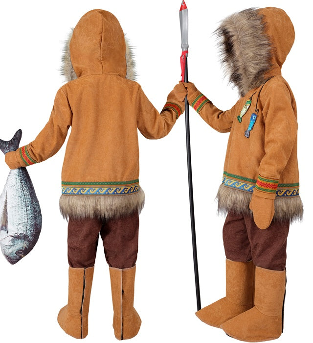 Eskimo  Hooded Coat, Pants, Gloves, Boot Covers 