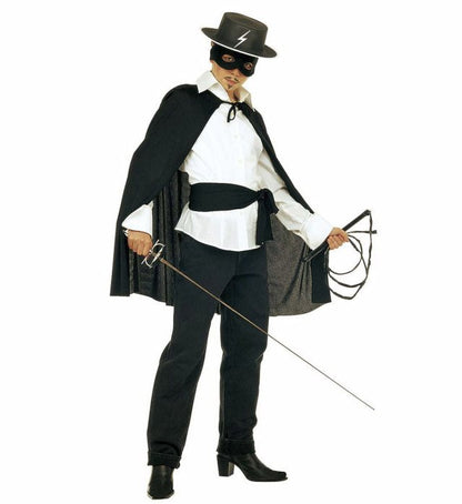 Masked Bandit Hero Dress-Up Set  Cape, Hat, Eyemask, Waist Sash 