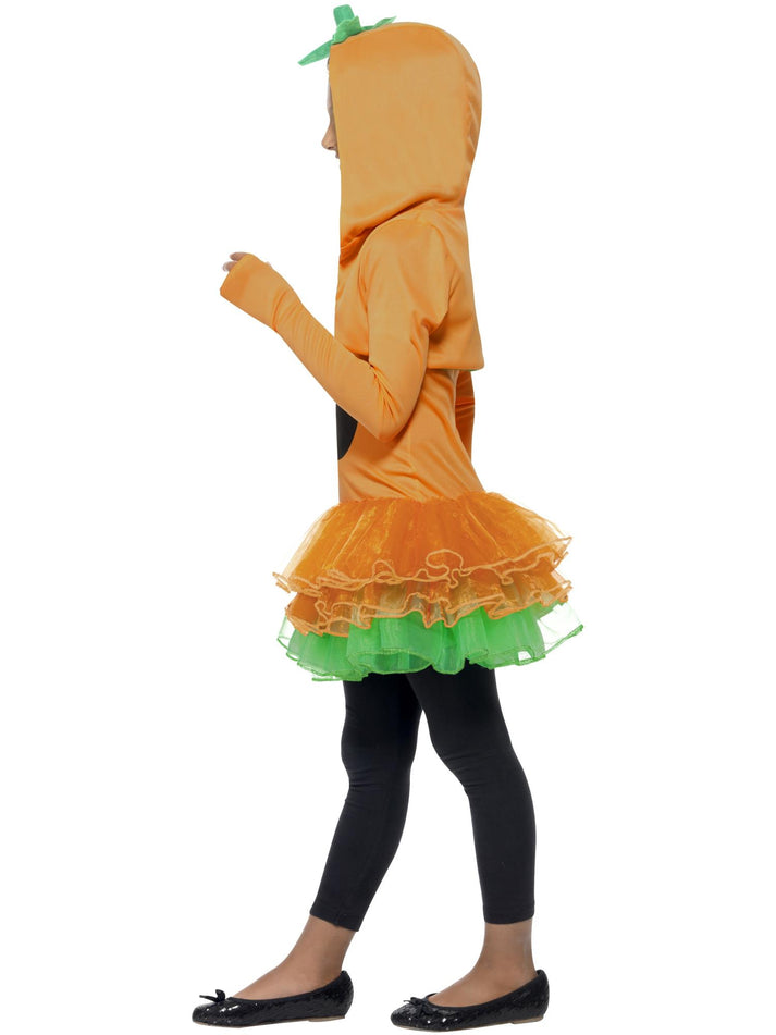 Pumpkin Tutu Dress Costume Orange Dress And Hooded Jacket