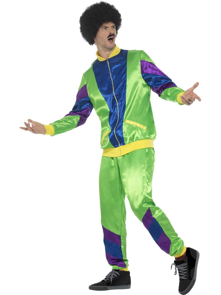 Green Shell Suit Costume 80s Height of Fashion Jacket and Trousers 2