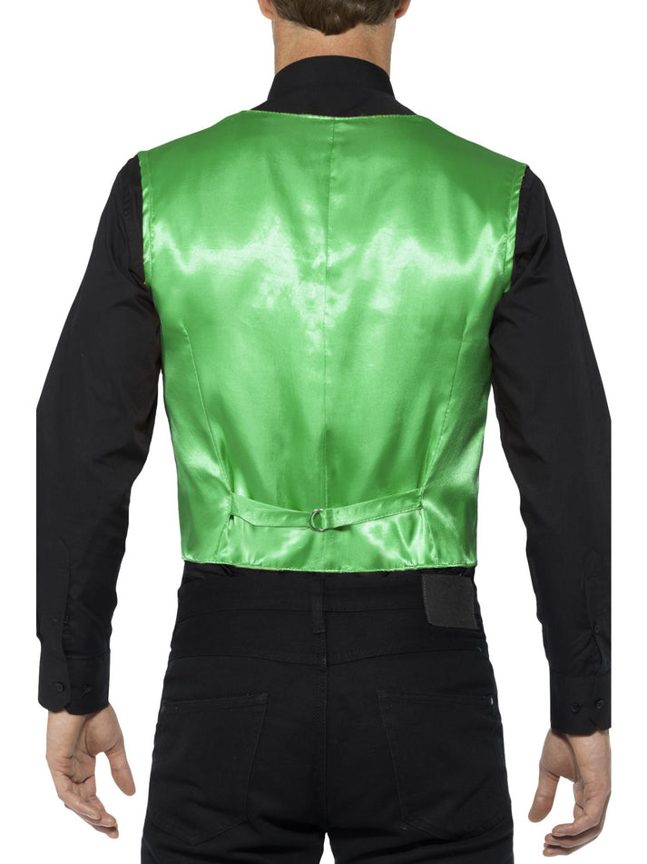 Sequin Waistcoat Green Adult Costume Accessory 3