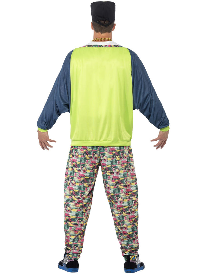 80s Hip Hop Costume Adult Vanilla Ice Style Jacket Trousers and Hat 4