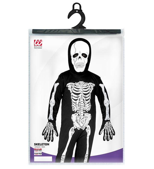 Skeleton  Jumpsuit, Mask 