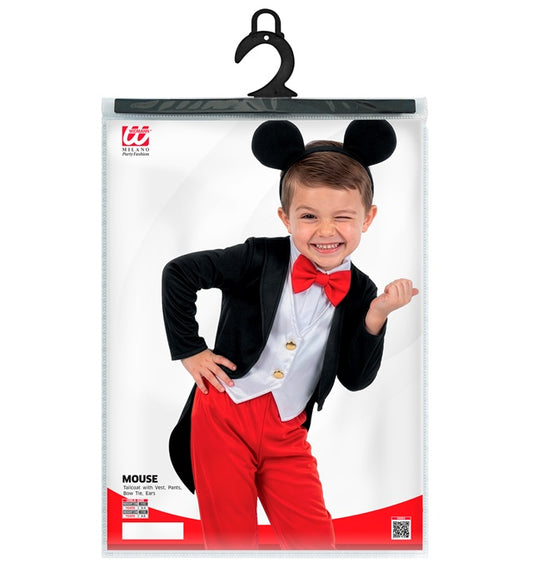 Mouse Boy  Tailcoat With Vest, Pants, Bow Tie, Ears 