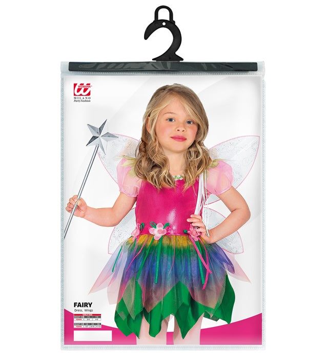 Rainbow Fairy  Dress, Wings 