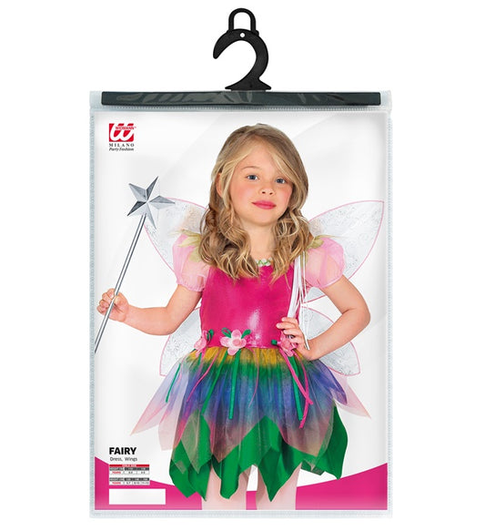 Rainbow Fairy  Dress, Wings 