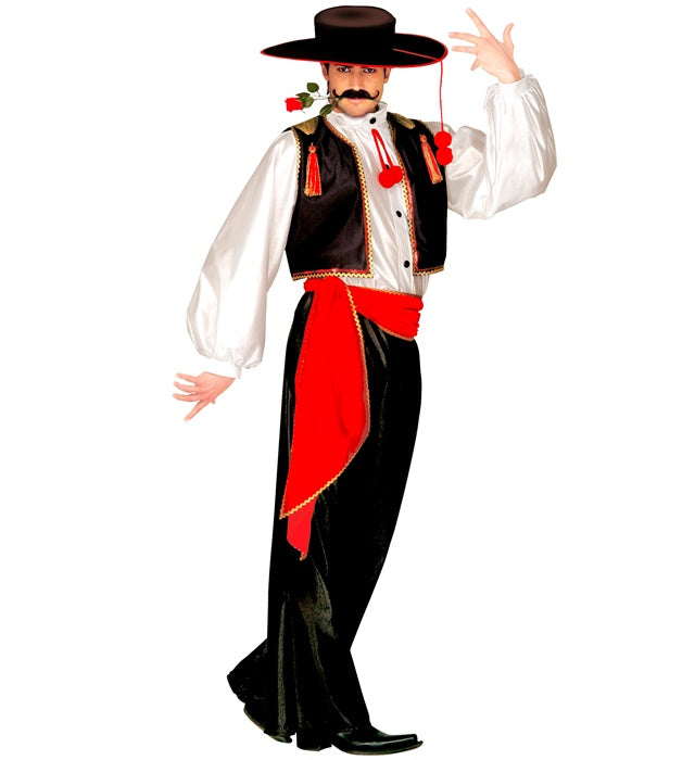 Flamenco Dancer  Shirt, Vest, Pants, Belt, Hat 