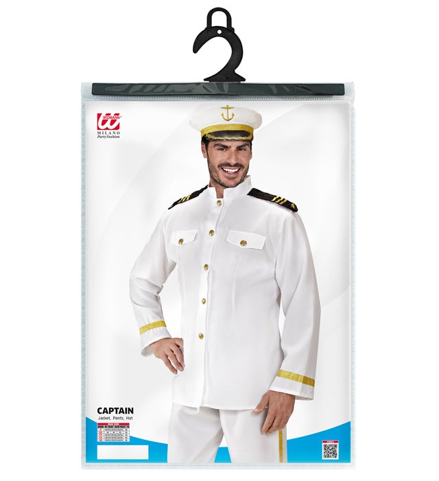 Navy Captain  Jacket, Pants, Hat 
