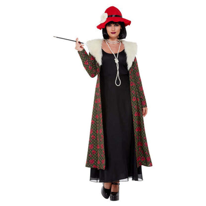 20s Gangsters Moll Costume Adult Black 1