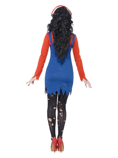 Zombie Plumber Ladies Costume Mario Dress 3
