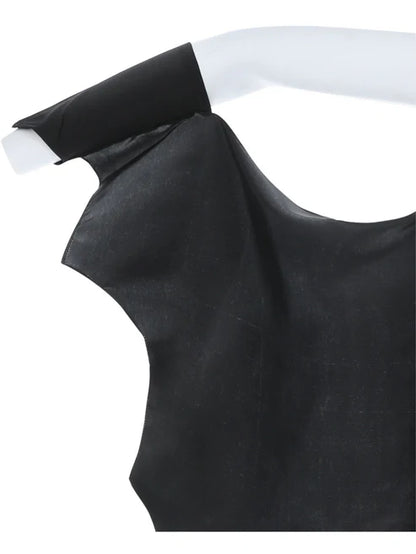 Kids Vampire Bat Wings Black High Collar with Attached Gloves Velcro Neck 6
