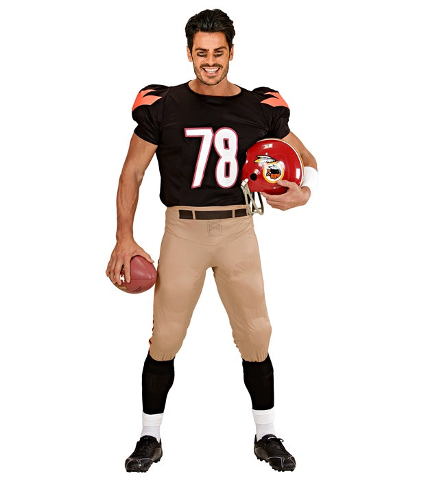 American Football Player  Stretch Stuffed T-Shirt, Stuffed Pants 