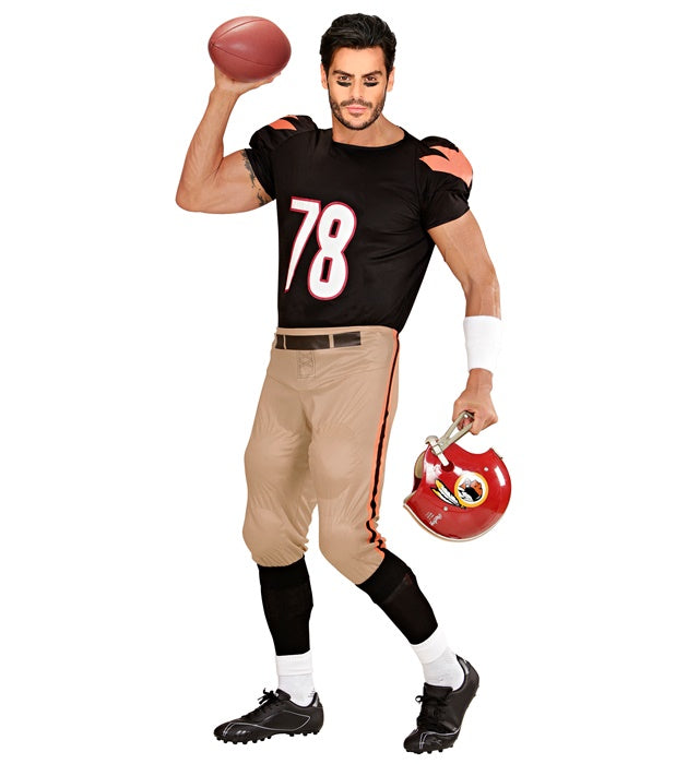 American Football Player  Stretch Stuffed T-Shirt, Stuffed Pants 