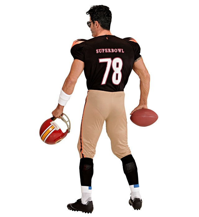 American Football Player  Stretch Stuffed T-Shirt, Stuffed Pants 