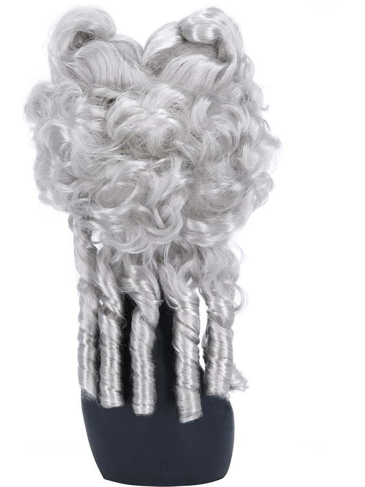 Deluxe Marie Antoinette Wig White Adult Masquerade Costume Hair